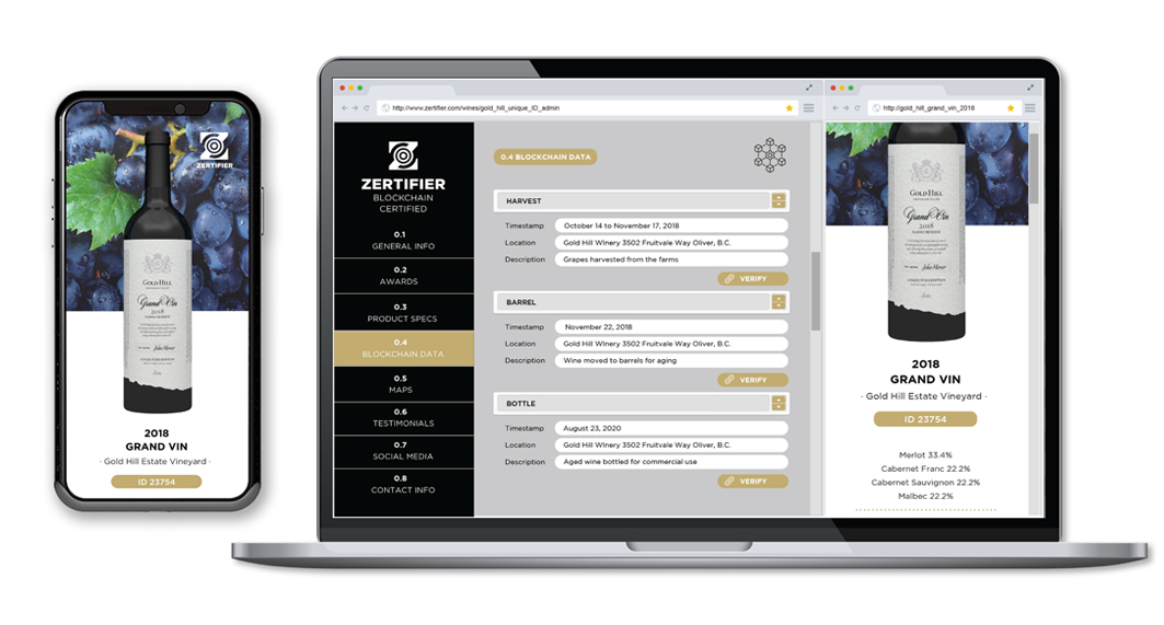 Blockchain solutions for wine traceability and supply chain transparency